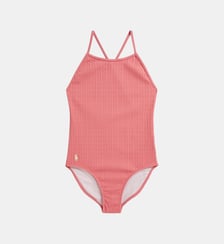 Maillot une pièce jacquard torsadé Polo Ralph Lauren