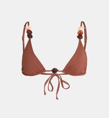 Soutien-gorge triangle de bain Amicie perles Chichi Castelnango