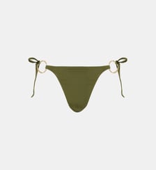 Culotte nouettes de bain échancrée Prisca anneaux Chichi Castelnango