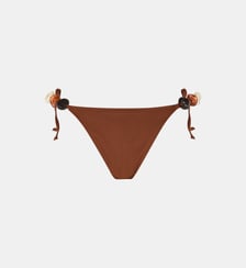 Culotte nouettes de bain échancrée Amicie perles Chichi Castelnango
