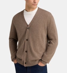 Cardigan droit Cachcardi cachemire Galeries Lafayette
