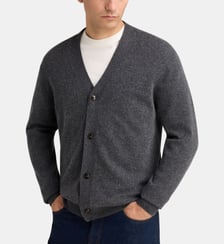 Cardigan droit Cachcardi cachemire Galeries Lafayette