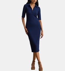 Robe col polo ouvert ajustée Lauren Ralph Lauren