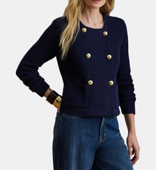 Cardigan droit en coton Lauren Ralph Lauren