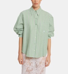Chemise First en coton mélangé motif rayé Roseanna