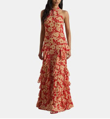 Robe sans manches longue à motif Kersen Lauren Ralph Lauren