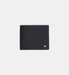 Portefeuille signature en cuir Tommy Hilfiger