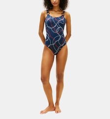 Maillot de bain 1 pièce à motif Tommy Hilfiger