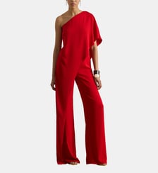 Combinaison asymétrique cape georgette Lauren Ralph Lauren