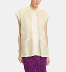 Blouse Coco en coton motif ajouré Roseanna
