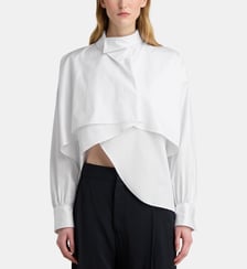 Chemise oversize Bird déstructurée en popeline de coton Margaux Lonnberg