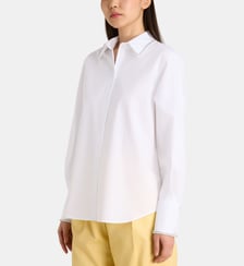 Chemise droite chaînette coton popeline Karl Lagerfeld