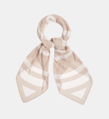 Foulard carré à teneur en soie signature Karl Lagerfeld