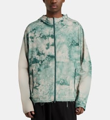 Veste droite fluide Run capuche effilochée Y-3