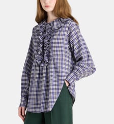 Blouse Annie carreaux coton Laurence Bras
