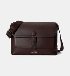 Sac à main en cuir signature Polo Ralph Lauren