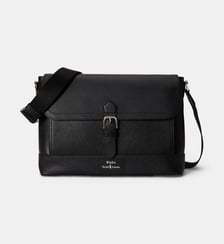 Sac à main en cuir signature Polo Ralph Lauren