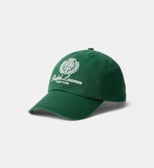 Casquette en sergé signature brodée Polo Ralph Lauren