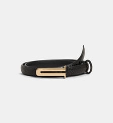 Ceinture fine Cobra effet serpent cuir Laurence Bras