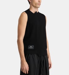 Pull sans manches signature ajouré Y-3