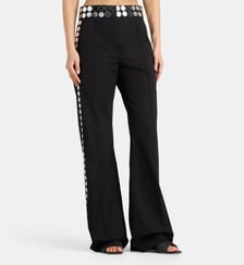 Pantalon ajusté River miroirs coton Laurence Bras