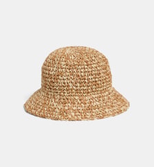 Chapeau cloche Cleo paille bicolore  Galeries Lafayette