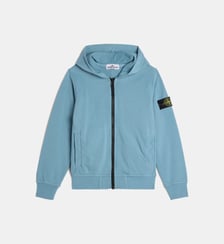 Hoodie zippé signature en coton Stone Island