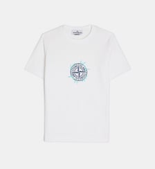 T-shirt droit Boussole coton Stone Island