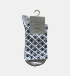 Chaussettes basses fantaisie en coton mélangé Le Bourget