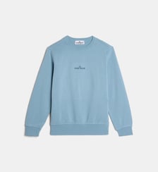 Sweat droit signature en coton Stone Island