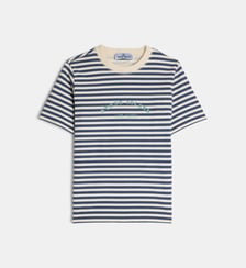 T-shirt droit marinière coton Stone Island