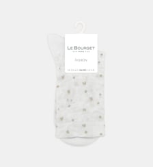 Chaussettes basses fantaisie en coton mélangé Le Bourget