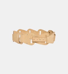 Ceinture large en cuir Origamisdst Iro