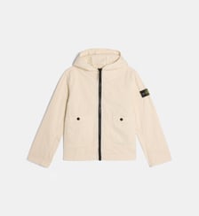 Parka à capuche signature en coton mélangé Stone Island