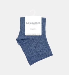 Chaussettes basses effet lurex Le Bourget