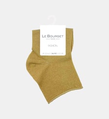 Chaussettes basses effet lurex Le Bourget