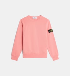 Sweat droit signature en coton Stone Island