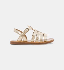 Sandales Plagette Strap en cuir Pom D'Api