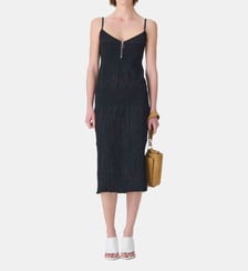 Robe mi-longue droite Velvet Iro