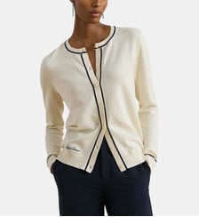 Cardigan droit col rond Lauren Ralph Lauren