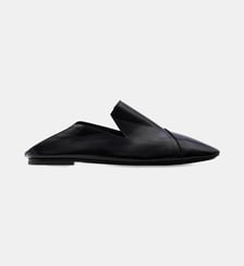 Mules plates en cuir Tuxedo Iro