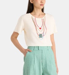 T-shirt Toro colliers coton bio Leon & Harper