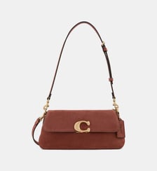 Sac à main long Jet cuir suédé Coach