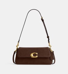 Sac à main long Jet cuir suédé Coach