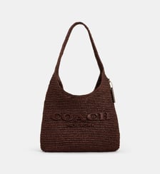 Sac hobo Brooklyn 28 épaule raphia Coach