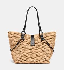 Sac cabas en raphia Lassorafia Iro