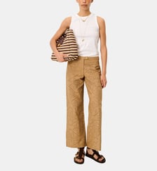 Pantalon Allindy ajouré large en coton Sessùn