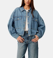 Veste Cazanim ample crop en coton  Sessùn