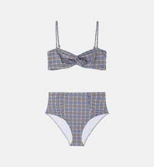 Maillot de bain 2 pièces Corniche à carreaux Sessùn