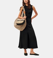 Robe Hayworth ajustée sans manches bas fluide Sessùn